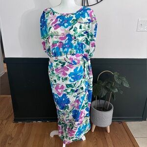 NWOT Floral Watercolor dress 3XL